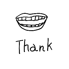 thank you =arigatou
