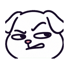 Wajah Anjing Lucu