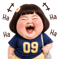Funny face girl 253 EN
