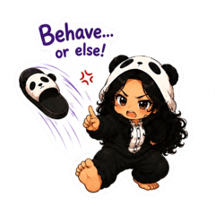 Baby Panda Toes - V1 Greetings (ENG)