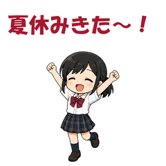 Original Student Sticker 4: Summer Girls