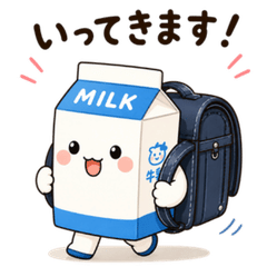 MinMin Milk Stickers