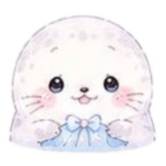 [No text]A cool-looking baby seal