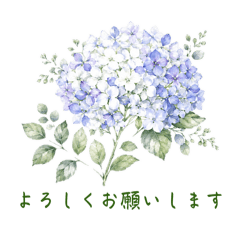 Everyday Watercolor Flower Stickers