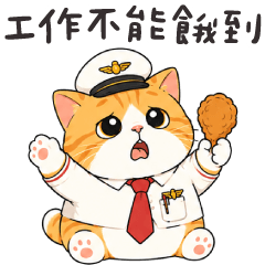 機長貓貓✩工作可以不做 飯不可以不吃✩