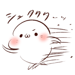 Jiritsusuru Azarashi Sticker