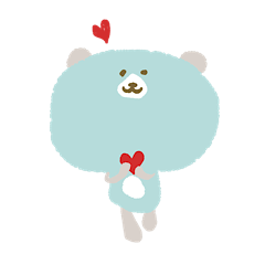 Blue bear & Pink rabbit 1