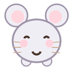 Chibi the Mouse's WFH & Night Stickers