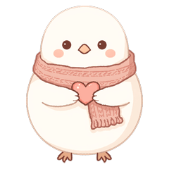 Fuyu the Shimaenaga Sweet CoupleStickers