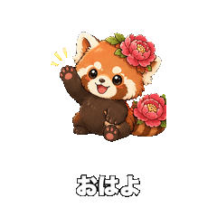 Peony Red Panda BIG