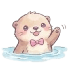 [No text]Cute sea otter