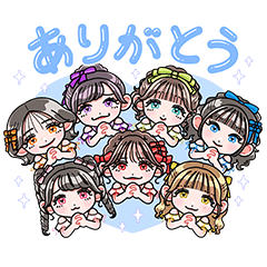 FRUITS ZIPPER ボイス付きスタンプ vol.2