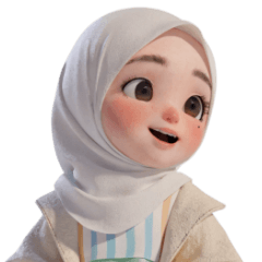 hijab green girl