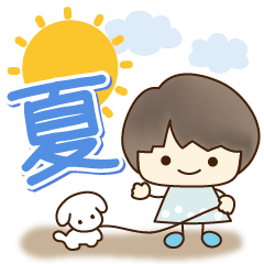 かわいい夏の日常スタンプ！