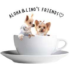 aloha&lino's friend stickers