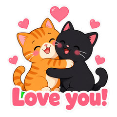 Cutie couple cats