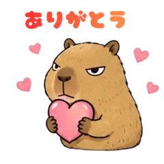Sharp-Eyed Capybara with Text!
