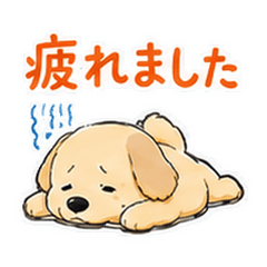 そんな日もある!疲れた動物スタンプ