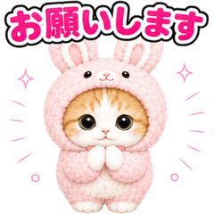 きぐるみ猫の毎日スタンプ.*