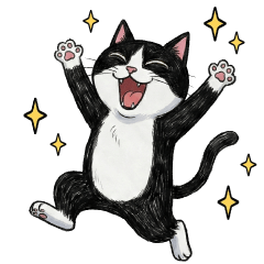(L)Tuxedo cat_ 02-2