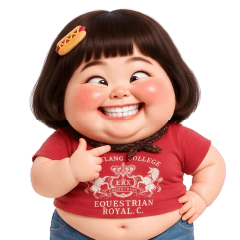 Funny face girl 254 BIG EN