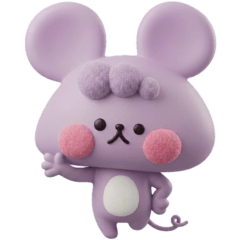 Cheerful Mouse Stickers