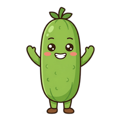 Cute Cucumber: Everyday Greetings