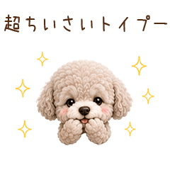 超ちいさいトイプードル