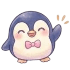 [No text]Cute penguin