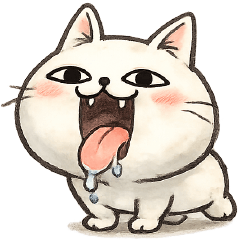 じろりねこゆるふわ友達とかに使う
