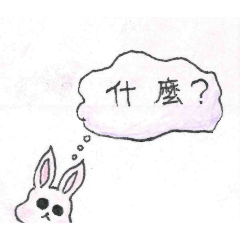 一隻迷你兔
