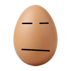 Emoji : egg cute