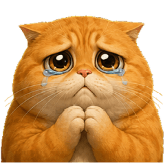 Orange cat Xiao Pang emojis