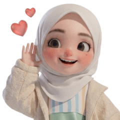 hijab green girl Eng