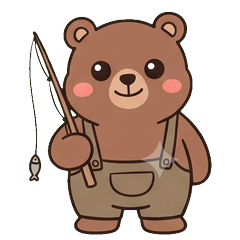 反差萌棕熊漁夫版