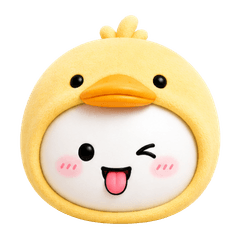 Boobie Cute Duck Emoji
