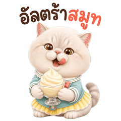 Lulu Cream Cute Cat