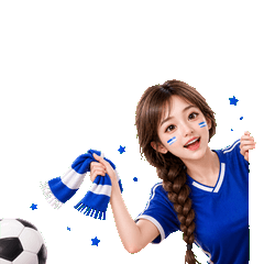 สาวเสื้อน้ำเงินเชียร์บอล(No text)