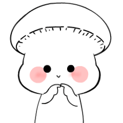 Chubby Mushroom :  Animated Stickers