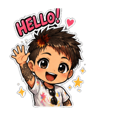 cute greetings x1