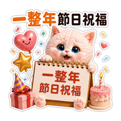 麻糬貓的全年365節日祝福