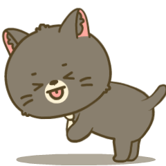 Cat With Tie : Animated