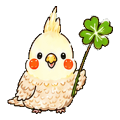 Cinnamon Cockatiel Everyday Stickers