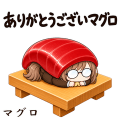 "Colonel Sushi" Reply Stickers