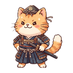 Traveling Cat Samurai♪