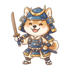 Traveling Shiba Samurai♪