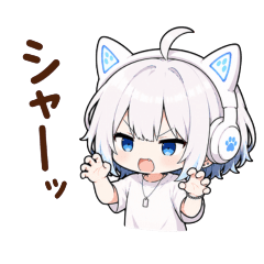 Jitome-chan wants to stay home.