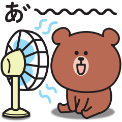 Cute bear's stickers for summer