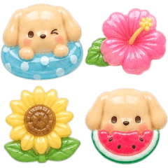 かわいいぷっくりシールスタンプ♡20