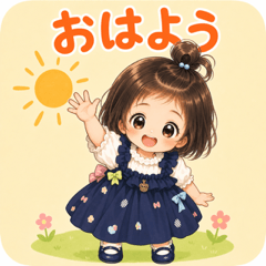 Cute everyday of sisters Ao and Icchan.